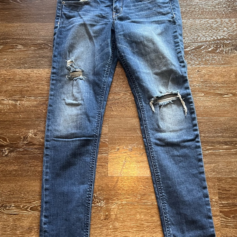 Hollister Blue Boyfriend Jeans